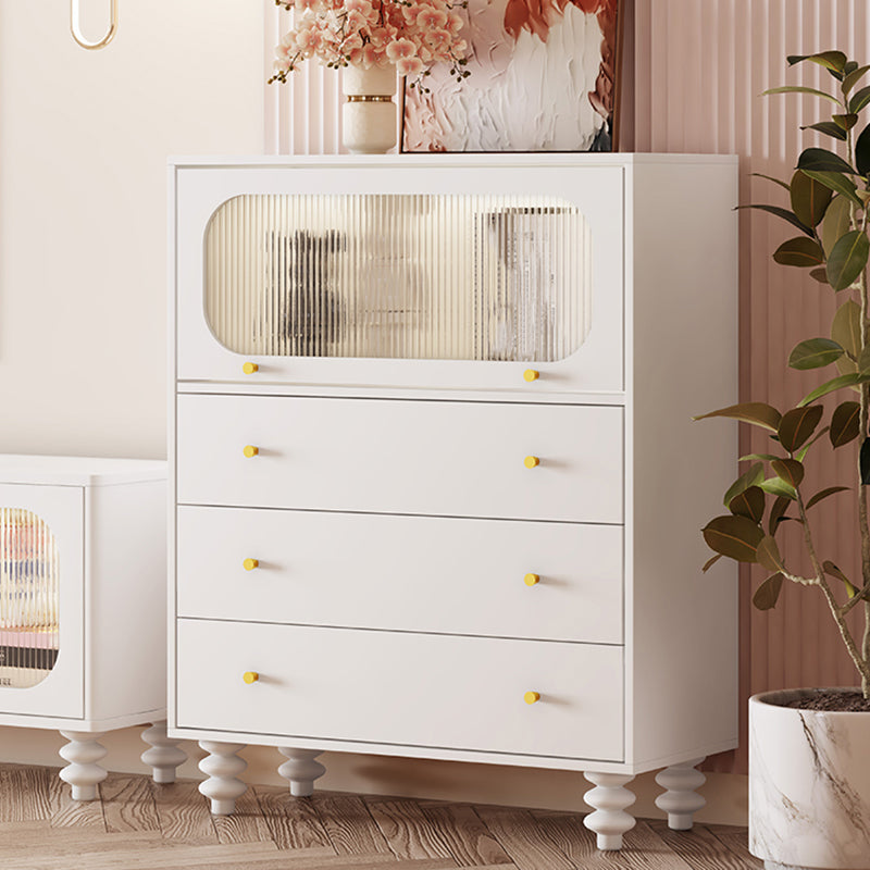 Classic Glam Storage Chest Dresser Wooden Dresser with 3 Drawers