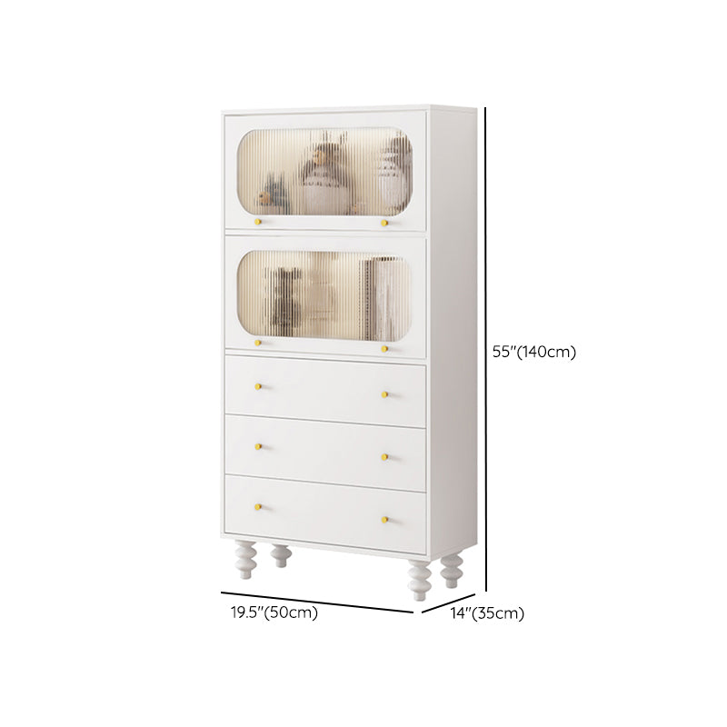 Classic Glam Storage Chest Dresser Wooden Dresser with 3 Drawers