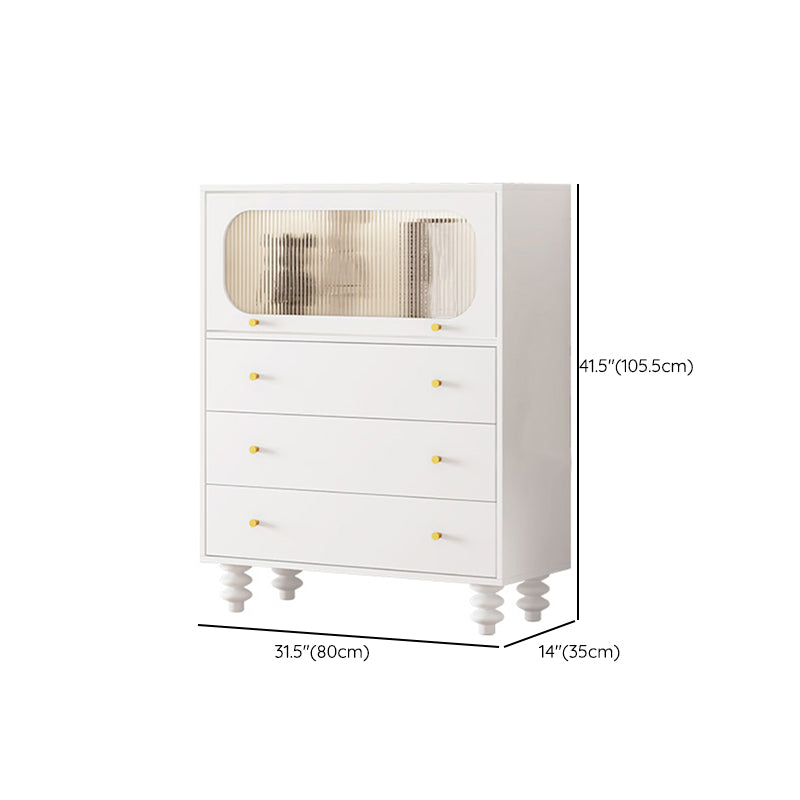 Classic Glam Storage Chest Dresser Wooden Dresser with 3 Drawers