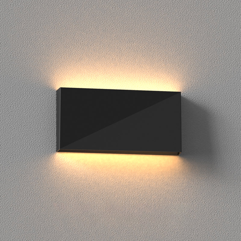 Modernism Wall Sconce Rectangle Shade Sconce Lighting for Bedroom