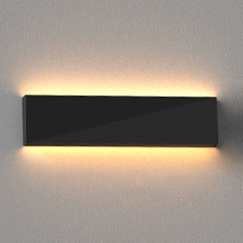 Modernism Wall Sconce Rectangle Shade Sconce Lighting for Bedroom