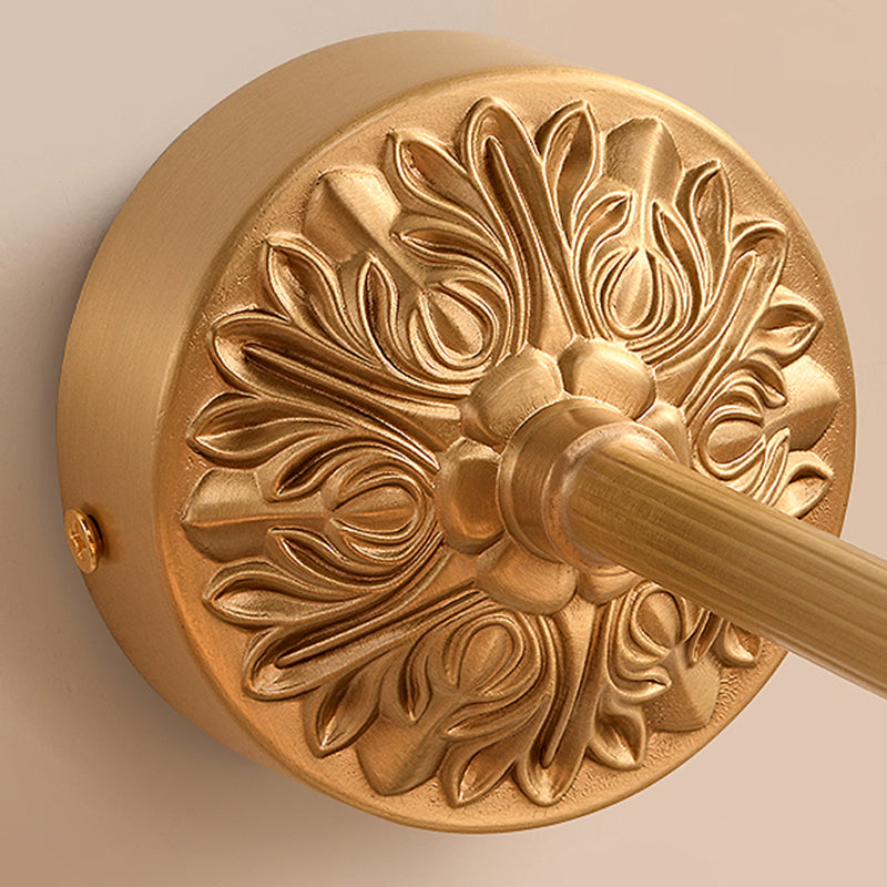 Modern Vanity Lighting Brass LED Wall Light Fixture for Bathroom