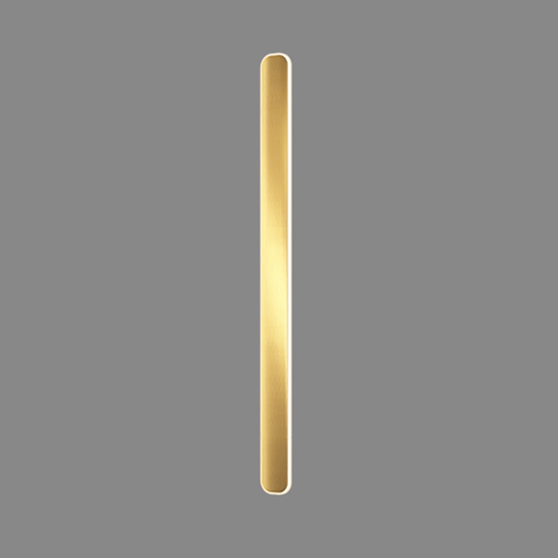 Modern Metal Wall Sconce LED Linear Shape Vanity Lamp with Acrylic Shade for Bathroom