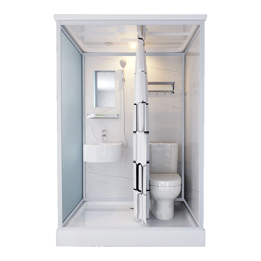 Rectangle Tempered Glass Shower Stall Clear Framed Shower Enclosure