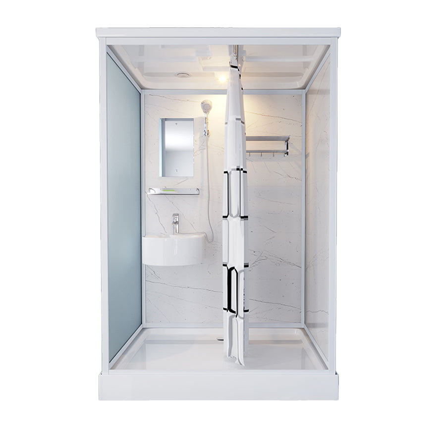 Rectangle Tempered Glass Shower Stall Clear Framed Shower Enclosure