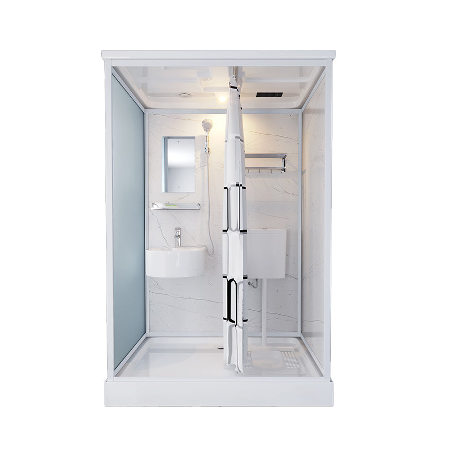 Rectangle Tempered Glass Shower Stall Clear Framed Shower Enclosure