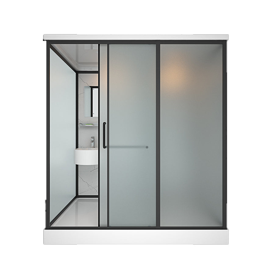 Rectangle Tempered Glass Shower Stall Clear Framed Shower Enclosure