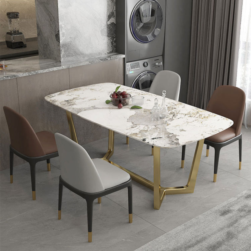 Plastic Side Chair Modern Style Windsor Back Armless Chair for Kitchen Use