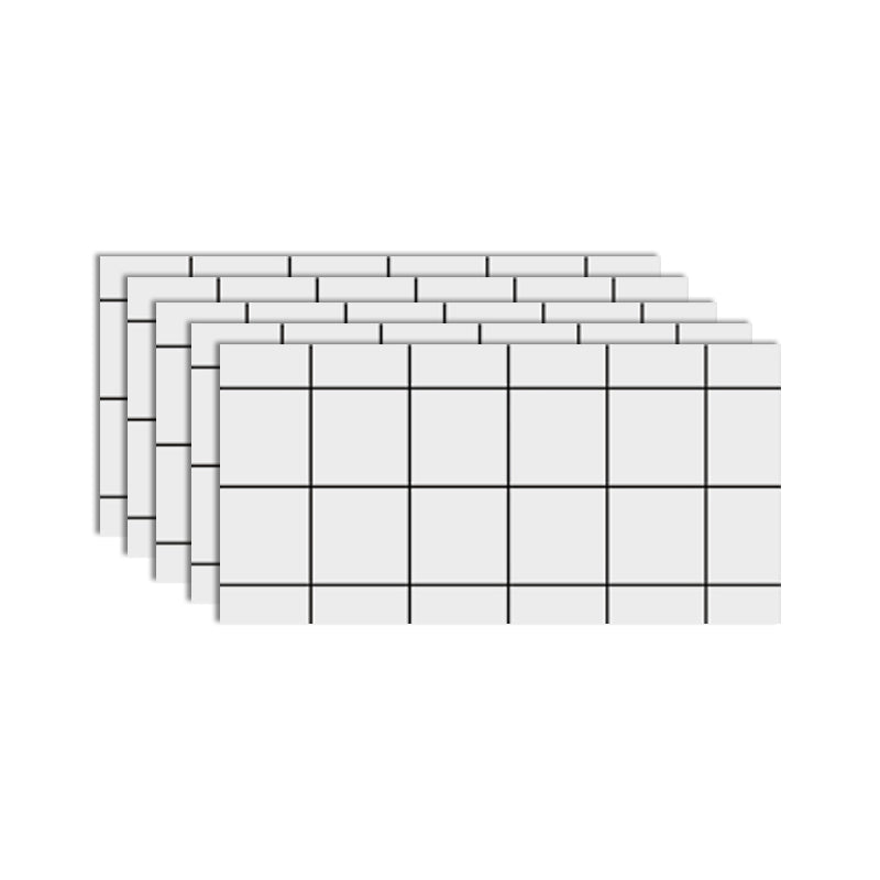 Single Tile Wallpaper Plastic Rectangular Peel and Stick Wall Tile with Waterproof