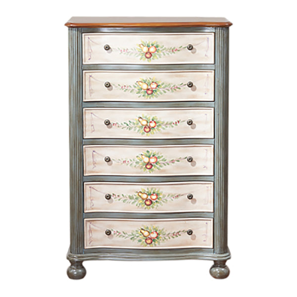 Traditional Storage Chest Solid Wood Dresser with 6/4/5 Drawers