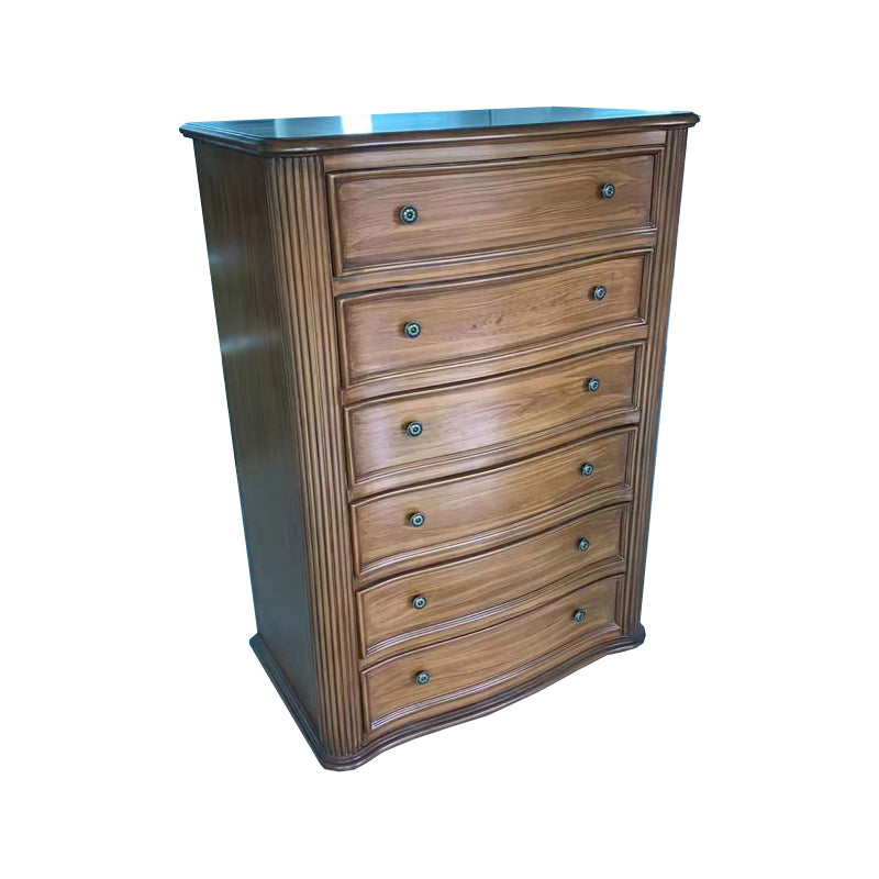 Traditional Storage Chest Solid Wood Dresser with 6/4/5 Drawers