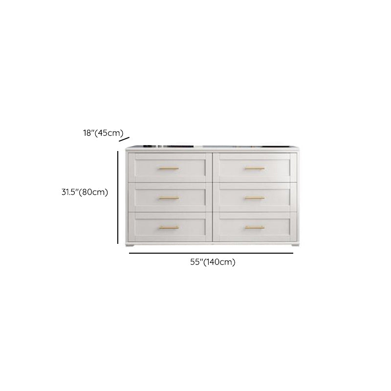 Classic Glam Storage Chest Solid Wood Storage Chest Dresser , 17.55 Inch Width