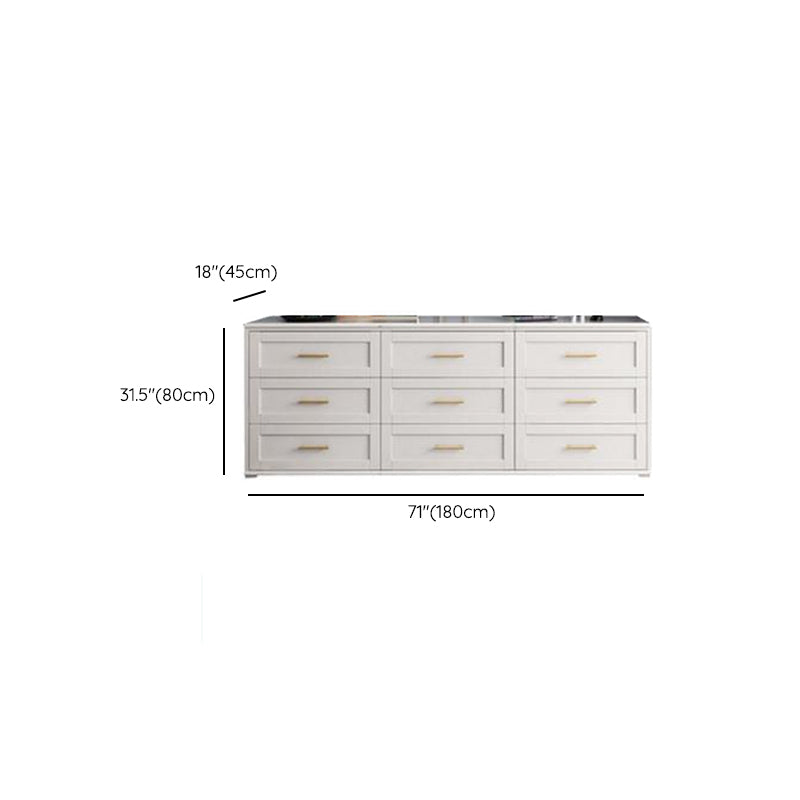 Classic Glam Storage Chest Solid Wood Storage Chest Dresser , 17.55 Inch Width