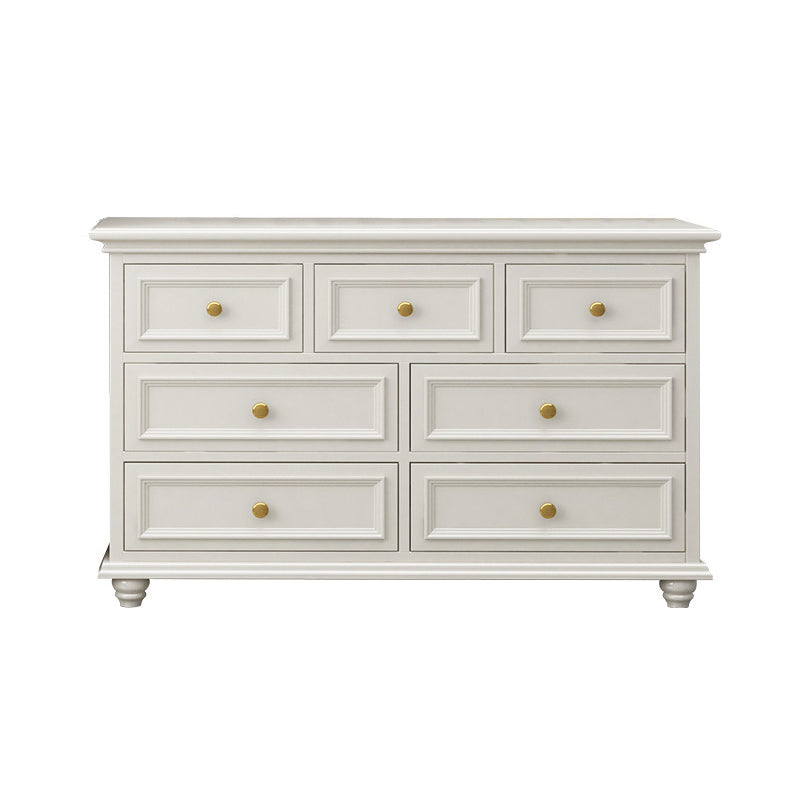 Classic Glam Storage Chest Solid Wood Dresser , 17.55-inch Width