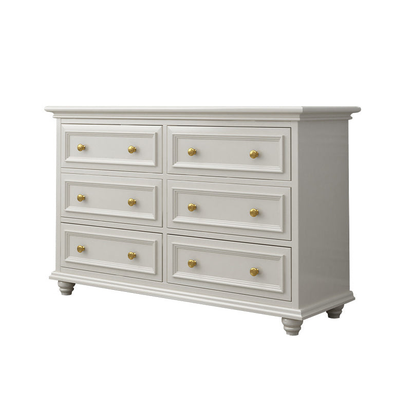 Classic Glam Storage Chest Solid Wood Dresser , 17.55-inch Width