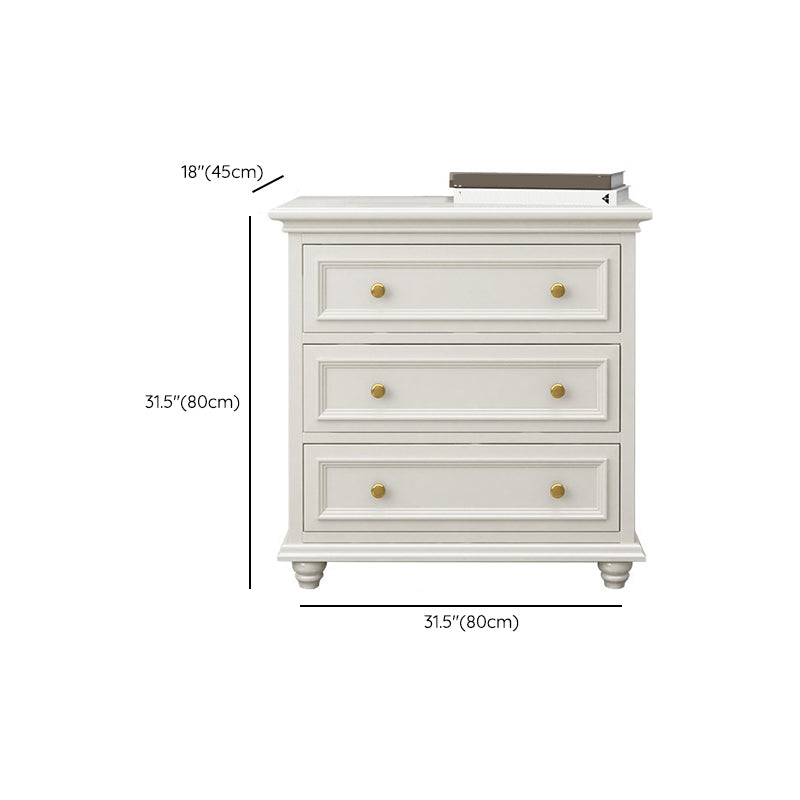Classic Glam Storage Chest Solid Wood Dresser , 17.55-inch Width