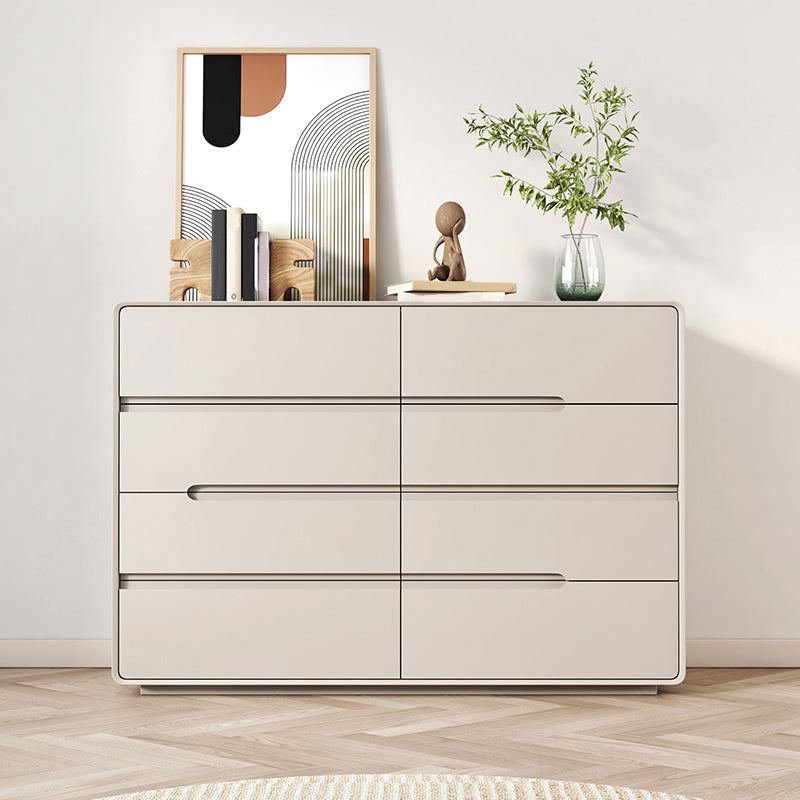 Contemporary Dresser Wooden Storage Chest Dresser with Drawers
