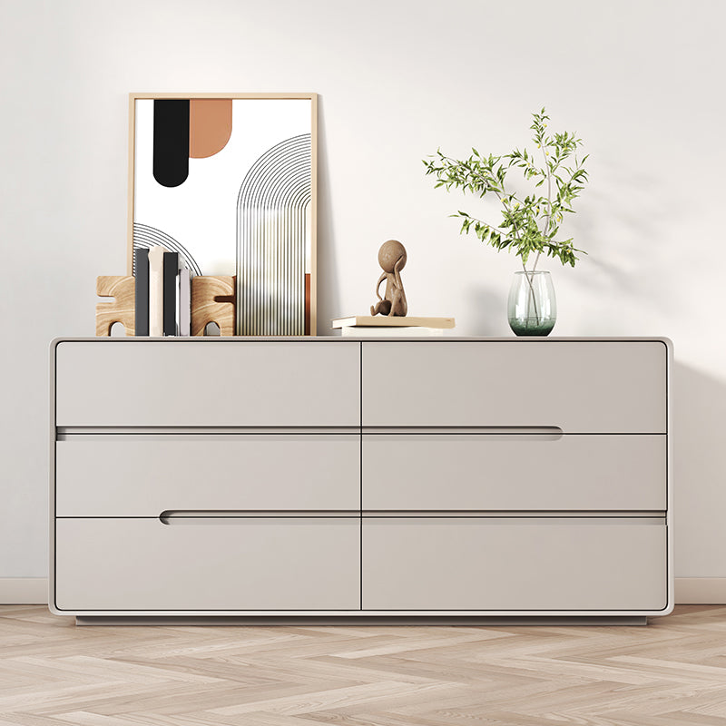 Contemporary Dresser Wooden Storage Chest Dresser with Drawers