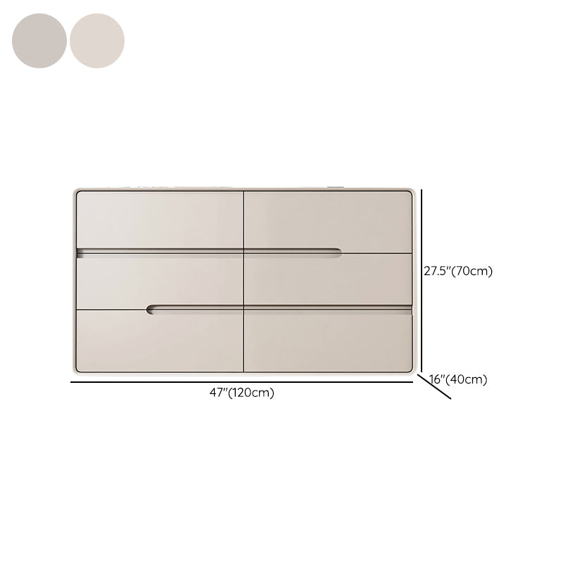 Contemporary Dresser Wooden Storage Chest Dresser with Drawers