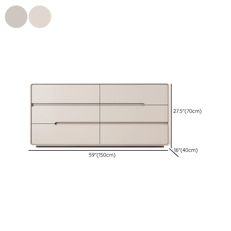 Contemporary Dresser Wooden Storage Chest Dresser with Drawers