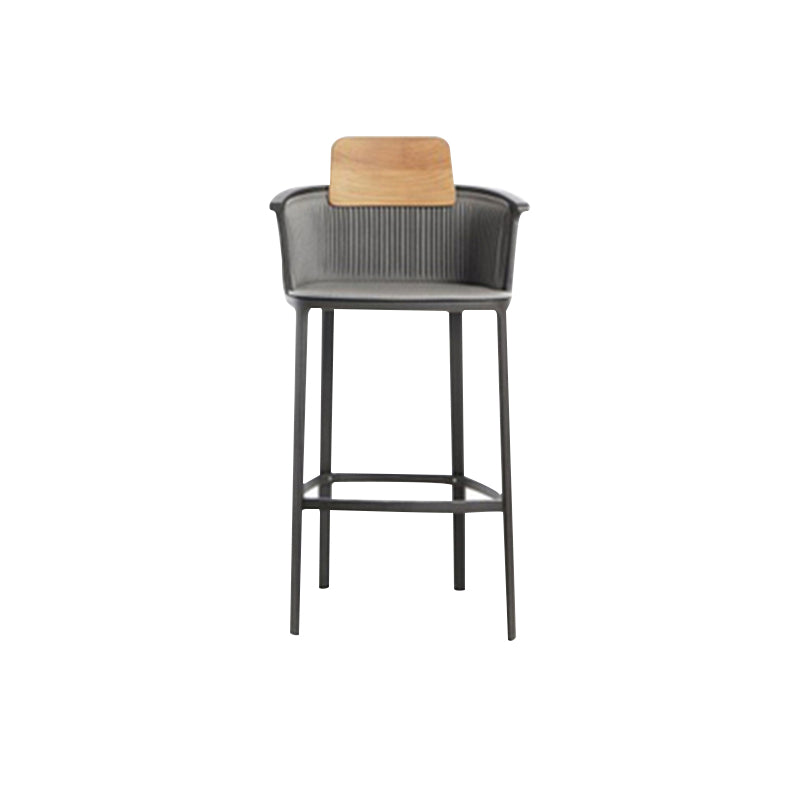 Contemporary Metal Dining Armchair Stacking Dining Side Chairs