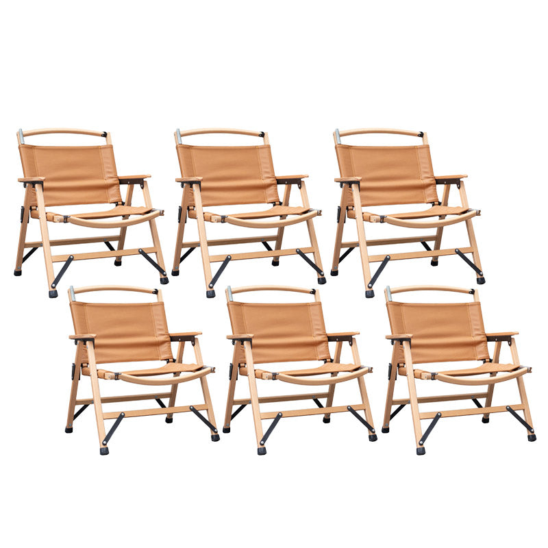 No Distressing Modern Patio Arm Chair Solid Wood Dining Armchair with Arm
