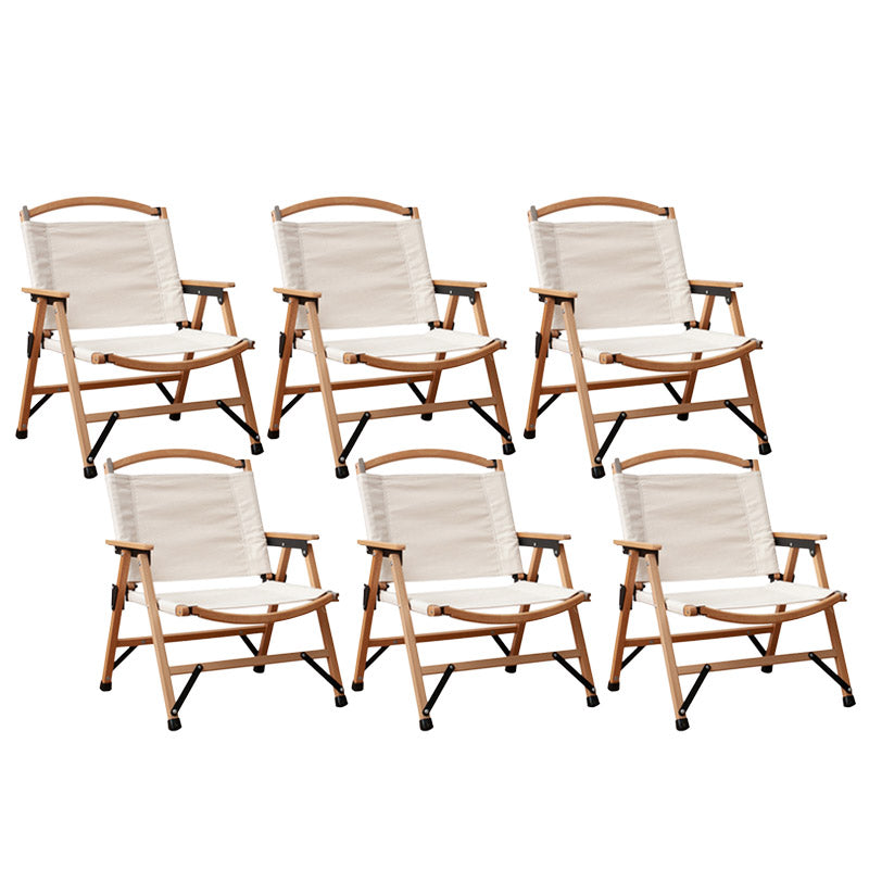 No Distressing Modern Patio Arm Chair Solid Wood Dining Armchair with Arm