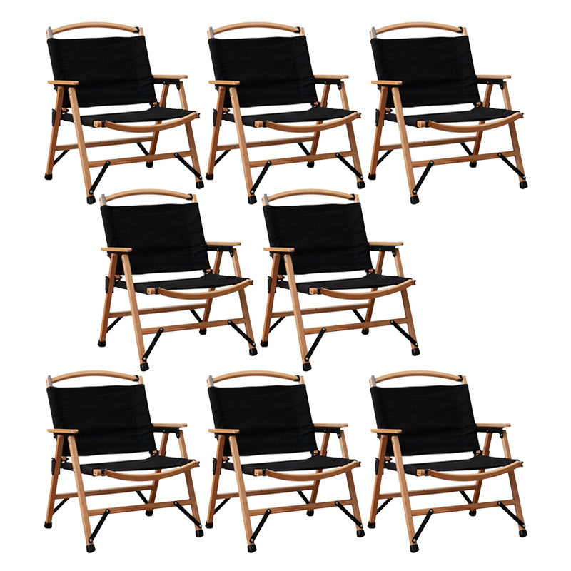 No Distressing Modern Patio Arm Chair Solid Wood Dining Armchair with Arm