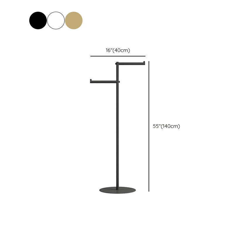 Luxurious Coat Hanger Round Bottom Free Standing Metal Coat Rack