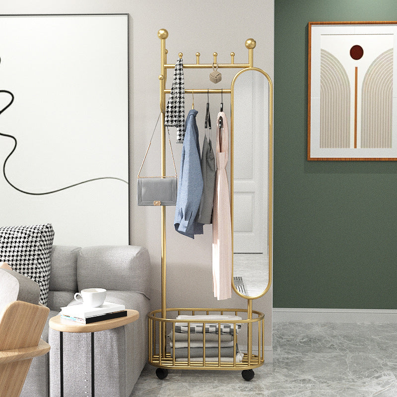 Free Standing Hall Stand Glam Metal Hall Stand with Coat Hook