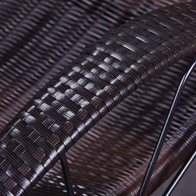 Mid Century Modern Style Rocking Chair Indoor Rattan Rocking Chair