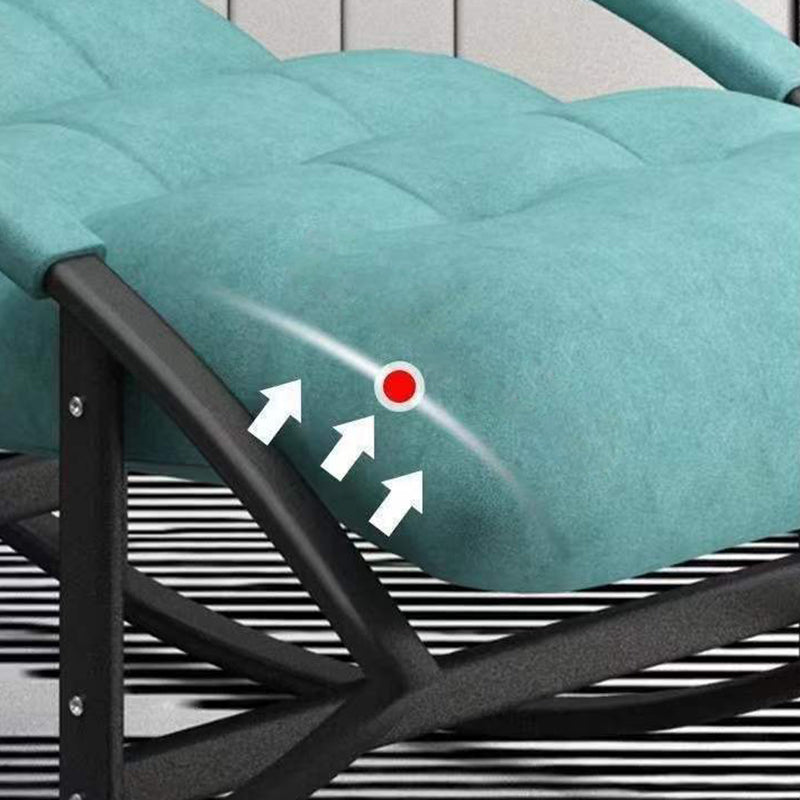 Indoor Single Sofa Rocking Chair Glam Style Rocking Chair with Cushion