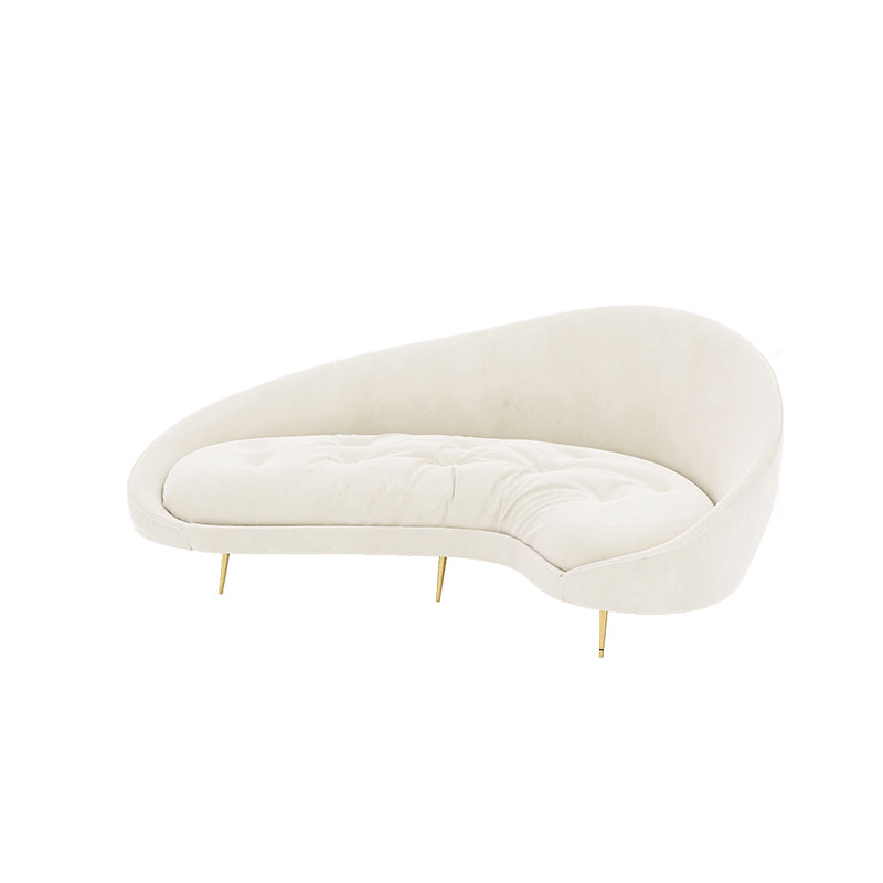 Stationary Sofa Apartment Slope Arm Loveseat for Living Room