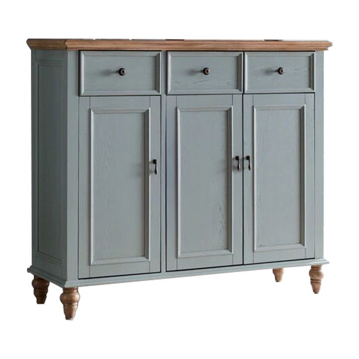 3 - Drawer Rectangle Accent Chest, Solid Wood Mid-Century Modern Cabinet