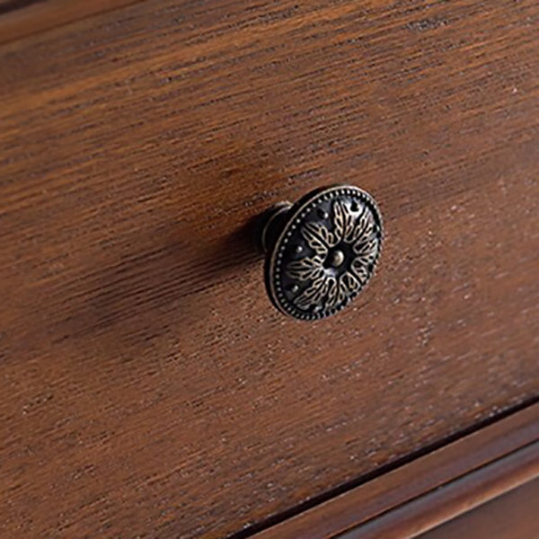 3 - Drawer Rectangle Accent Chest, Solid Wood Mid-Century Modern Cabinet