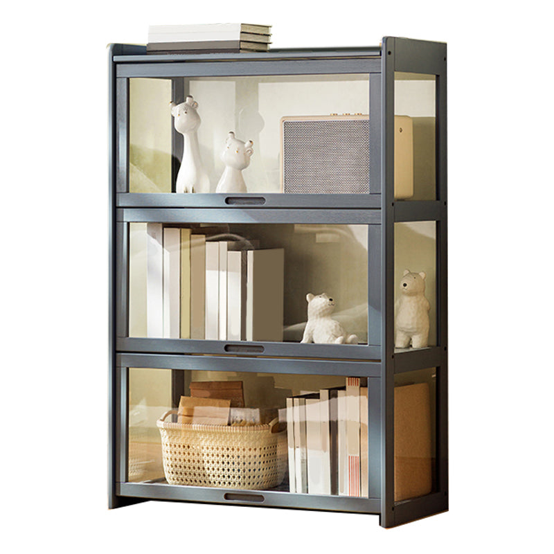 27.6" W  Rectangle Accent Cabinet, Contemporary Chest in Natural/Gray