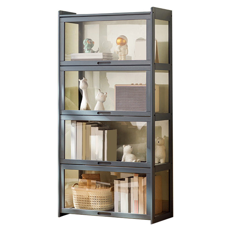 27.6" W  Rectangle Accent Cabinet, Contemporary Chest in Natural/Gray