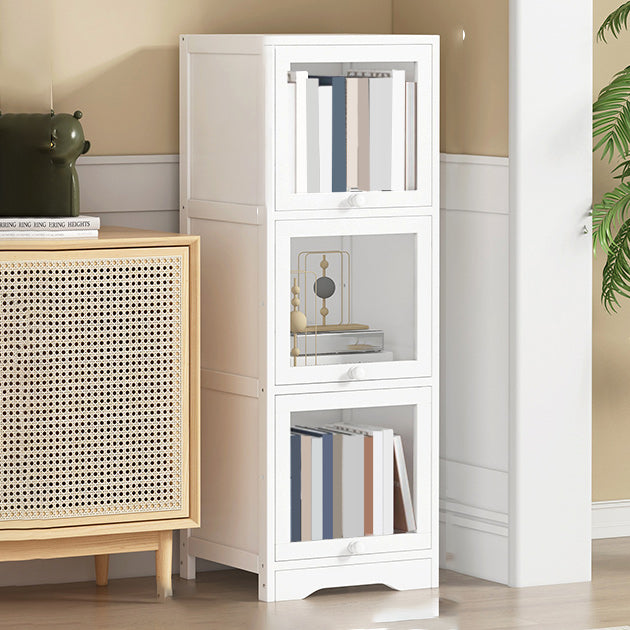 Modern Rectangle Accent Cabinet Rectangle Wood Cabinet with Doors