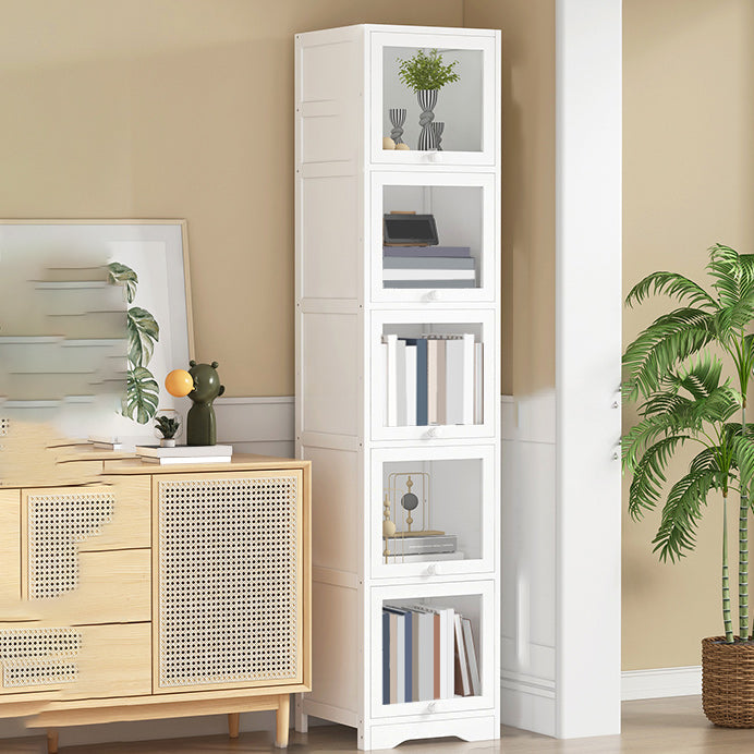 Modern Rectangle Accent Cabinet Rectangle Wood Cabinet with Doors