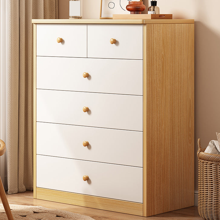 Standard Storage Cabinet Rectangle Modern Side Cabinet with Drawers