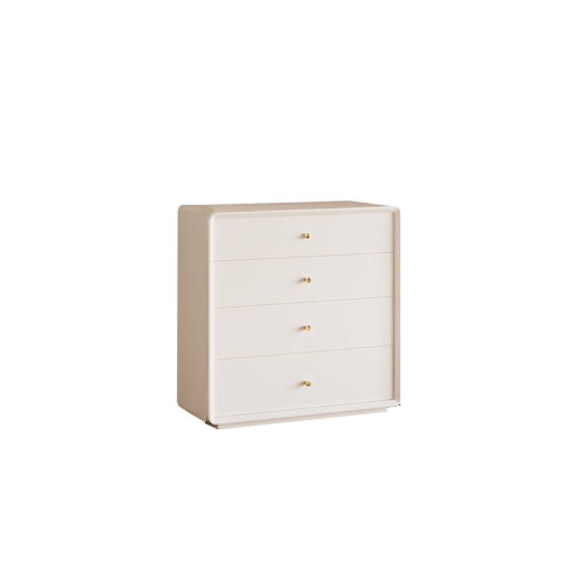 Modern Standard Storage Cabinet White Wood Side Cabinet with Drawers