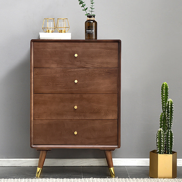 Solid Wood Accent Chest Mid Century Drawers Included Cabinet