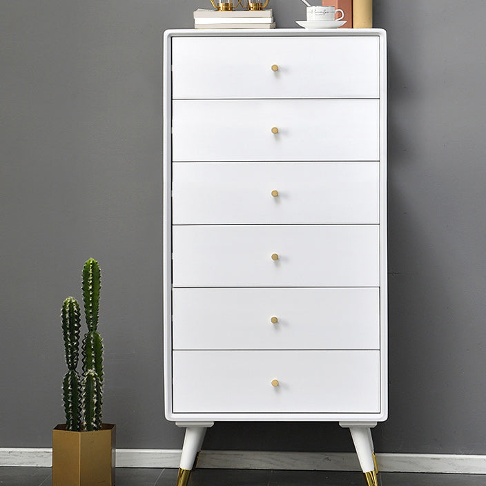 Solid Wood Accent Chest Mid Century Drawers Included Cabinet