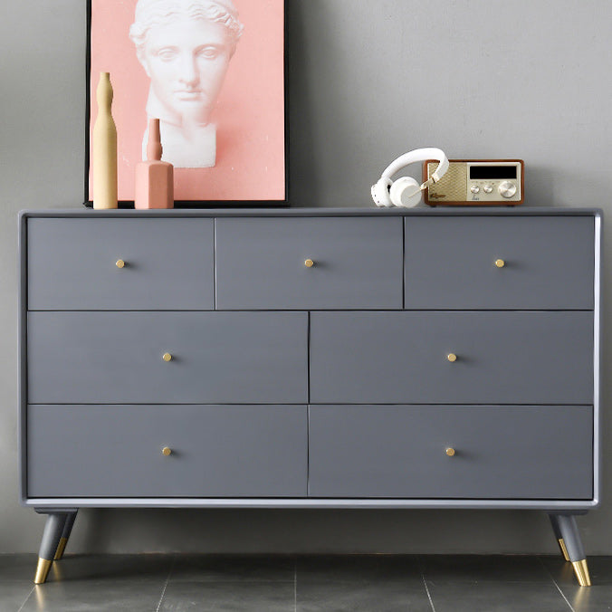 Solid Wood Accent Chest Mid Century Drawers Included Cabinet
