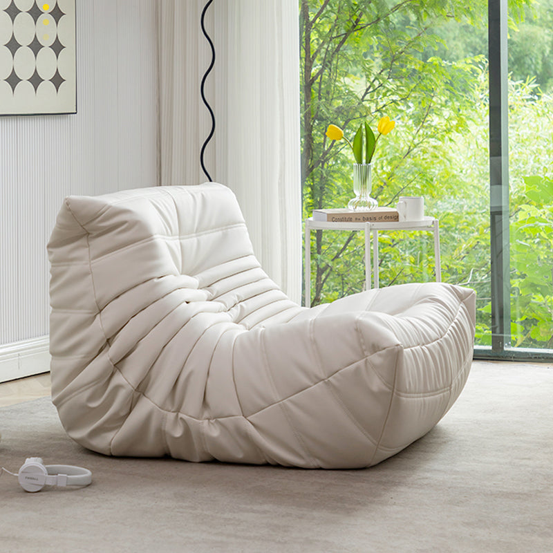 Modernistic Tufted Cushions Armless Living Room Standard Seating