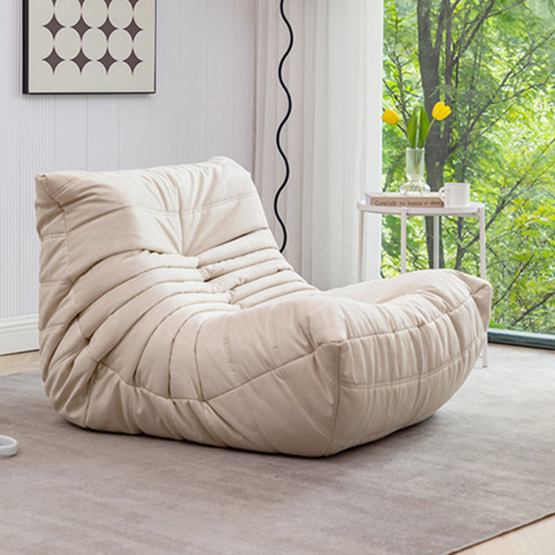 Modernistic Tufted Cushions Armless Living Room Standard Seating