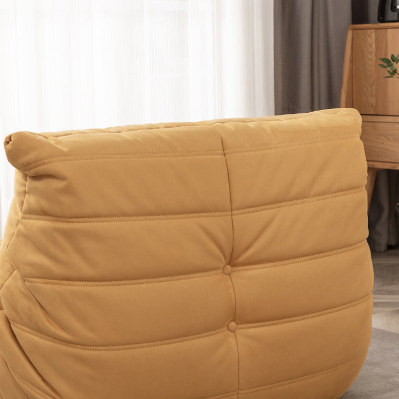 Modernistic Tufted Cushions Armless Living Room Standard Seating