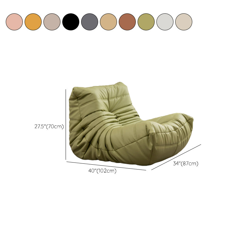 Modernistic Tufted Cushions Armless Living Room Standard Seating