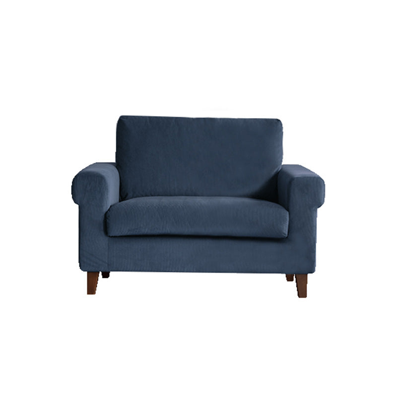 Modernistic Fabric Loveseat with Pillows and Cushion Modern Sofa for Room