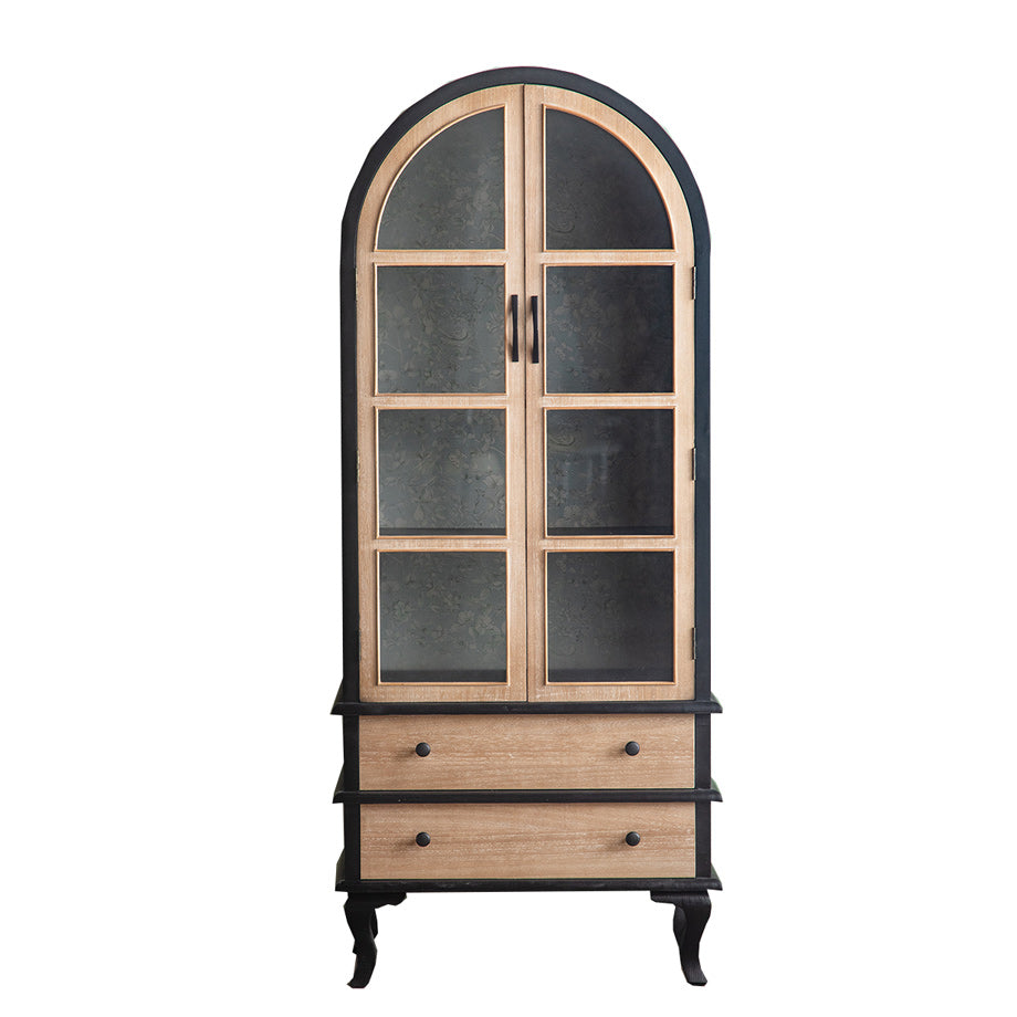 Solid Wood Cabinet Industrial Stain Resistant Accent Cabinet
